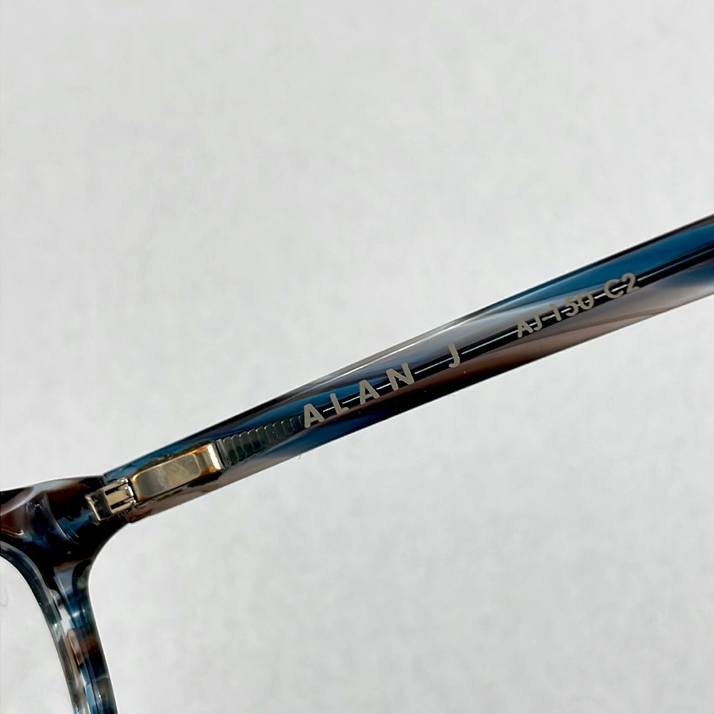 NWT Alan J Glasses AJ-150 with Case and Lens Cloth - Picture 8 of 9